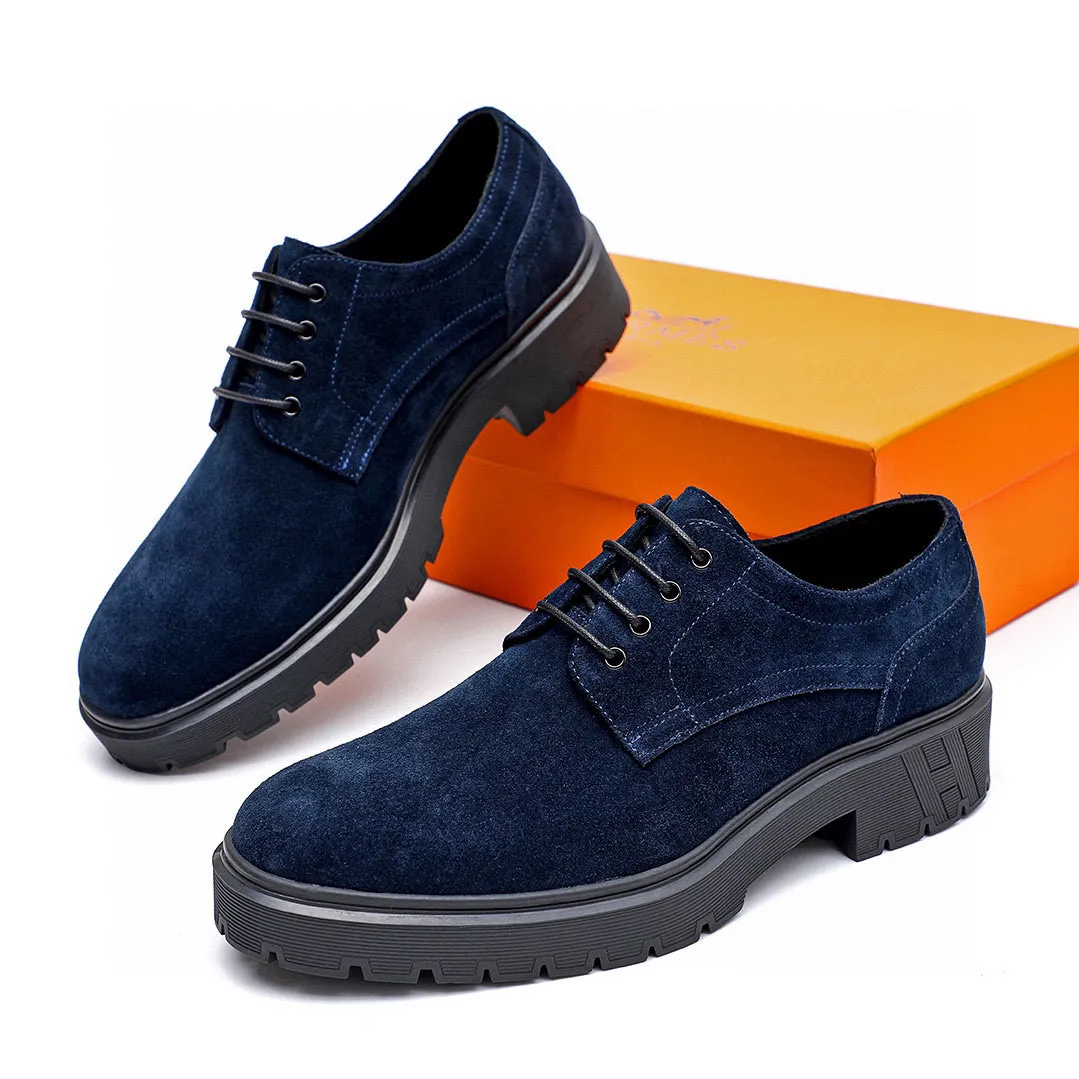Men's shoes 💰680 💐[HERMES] popular men's shoes counter original items! The world's top brands...Luxury quality...//Fashion and high-end footwear 👍💪🏻...give you a low-key luxury comfort experience👍. The upper is made of pure Italian imported raw board frosted cowhide. Sweat-absorbent cowhide leather lining. Comfortable and breathable. The original rubber foam light outsole is high-end and classy. Luxurious and noble!! .. OEM factory shipment [Hug] stall.. Original plate. Welcome to taste..39-45 (38.45.46🉑️Customized)